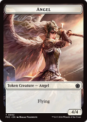 Angel (0002) // The Monarch Double-Sided Token [Foundations Commander Tokens]