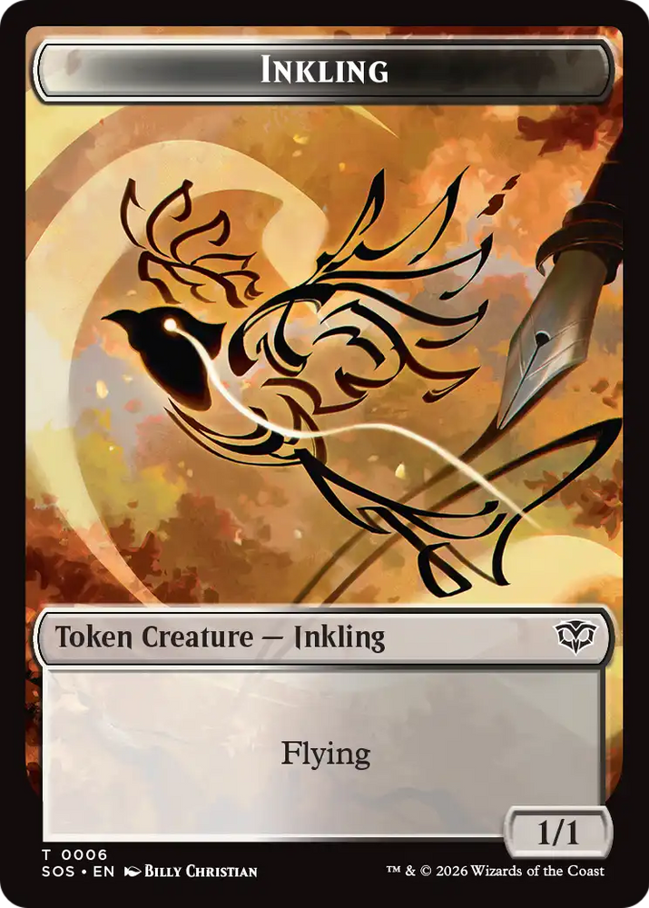 Slug // Inkling Double-Sided Token [The List]