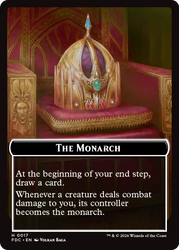 Angel (0002) // The Monarch Double-Sided Token [Foundations Commander Tokens]