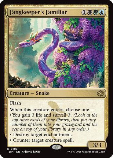 Fangkeeper's Familiar [Tarkir: Dragonstorm Promos]