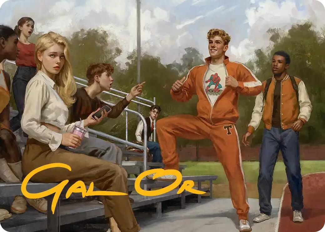 Flash Thompson, Spider-Fan Art Card (Gold-Stamped Signature) [Marvel's Spider-Man Art Series]