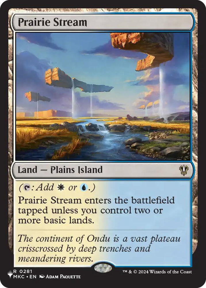 Prairie Stream [The List]