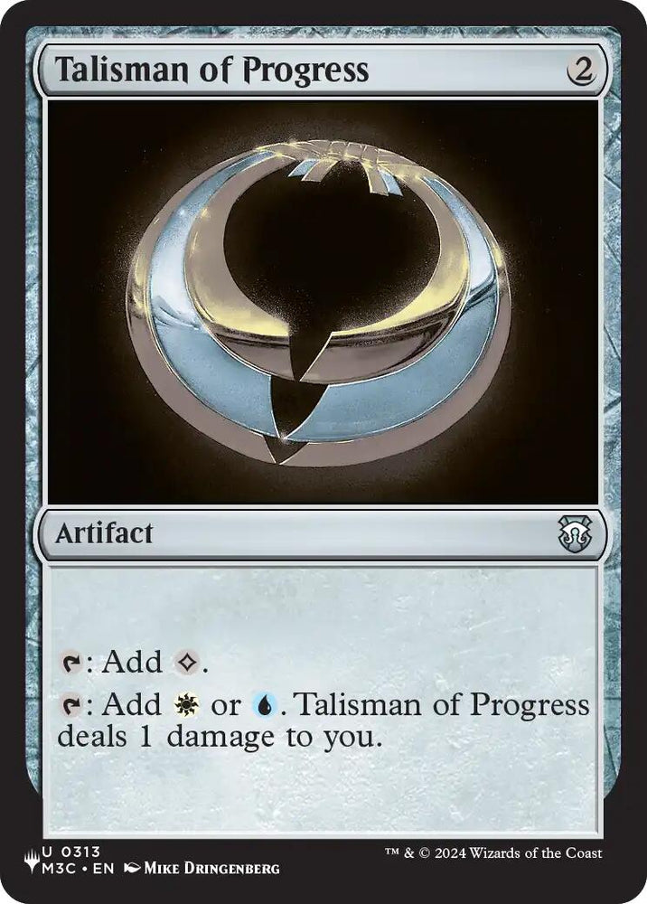 Talisman of Progress [The List]