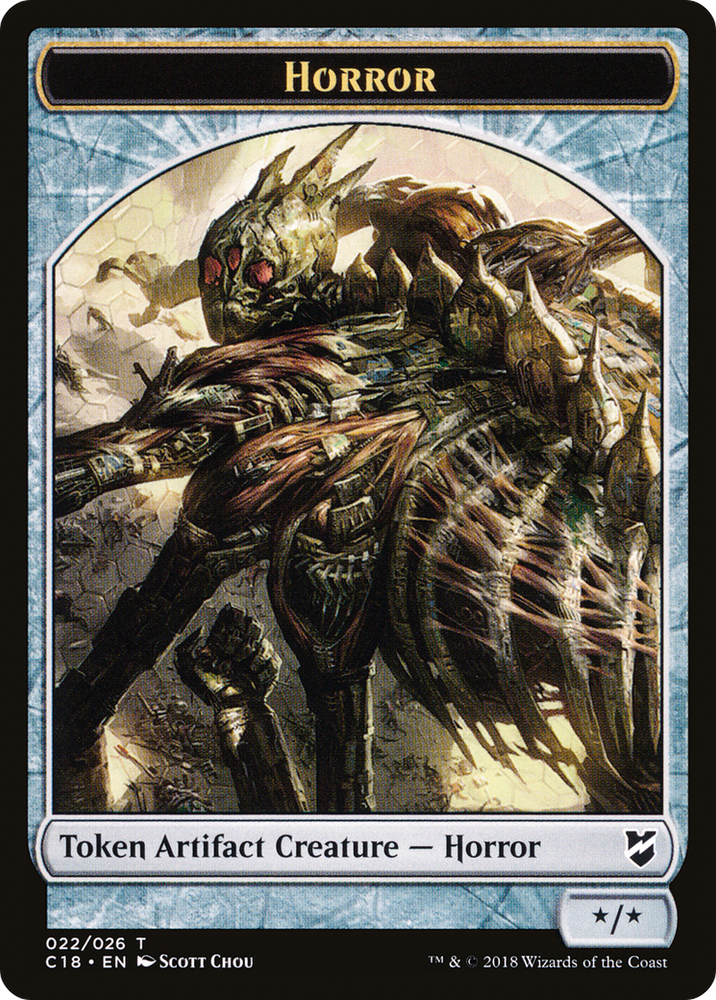 Inkling // Horror Double-Sided Token [The List]