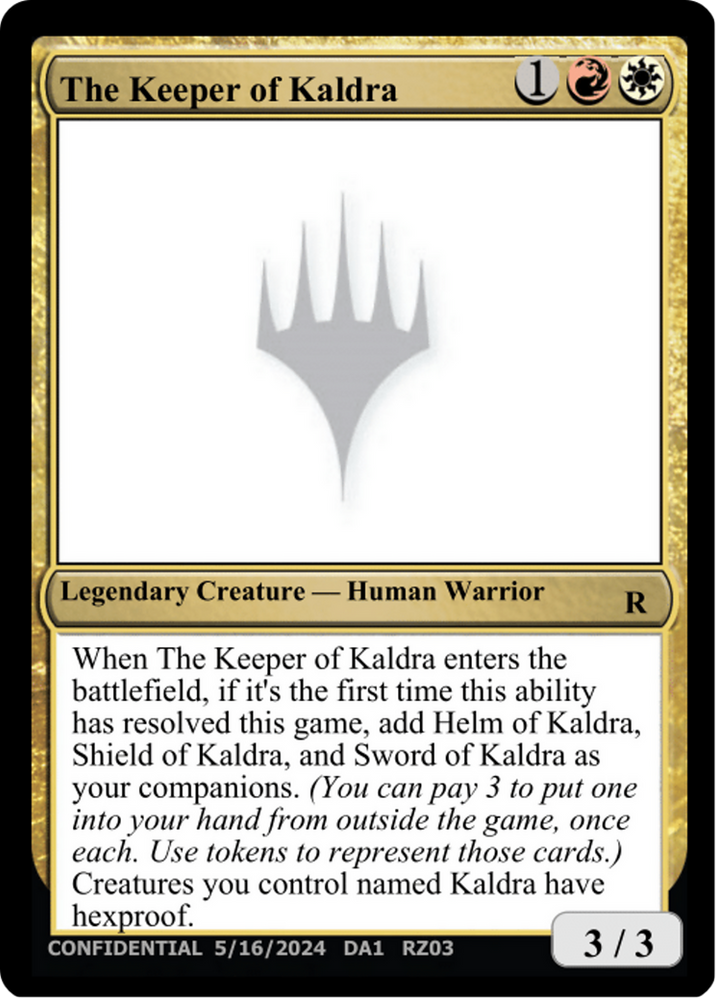 The Keeper of Kaldra [Unknown Event]