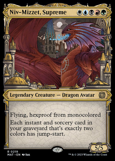 Niv-Mizzet, Supreme (Showcase Halo Foil) [March of the Machine: The Aftermath]