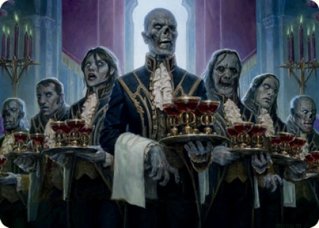 Dying to Serve Art Card [Innistrad: Crimson Vow Art Series]